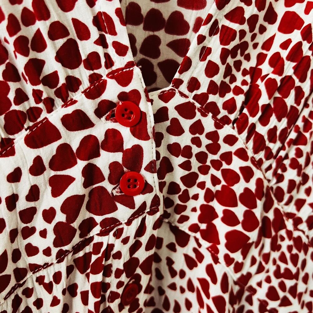 Anthropologie Red and White Mini Dress - Picture 7 of 15